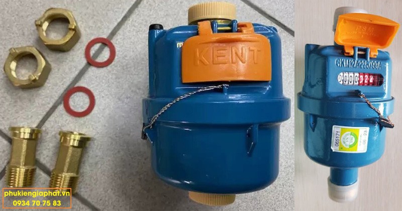 Water meter Kent Dn20 Brass