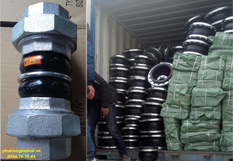 Rubber expansion joint dn50